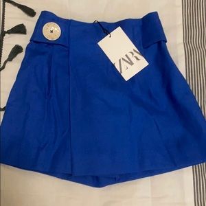 NWT Zara pull on Skort- so cute 💙💙💙💙